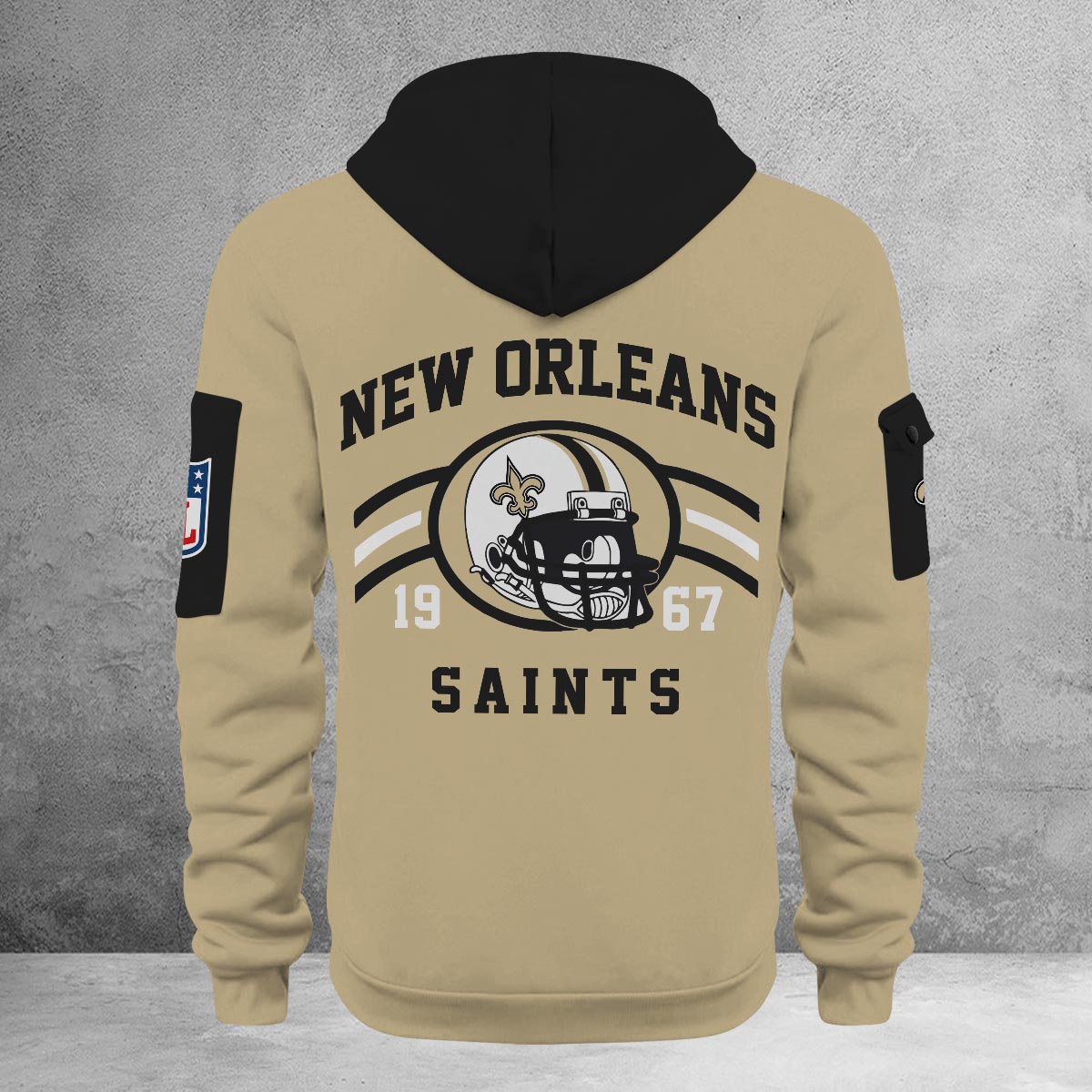 Sportswearmerch New Orleans Saints NFL Half Zip Hoodie For Fan