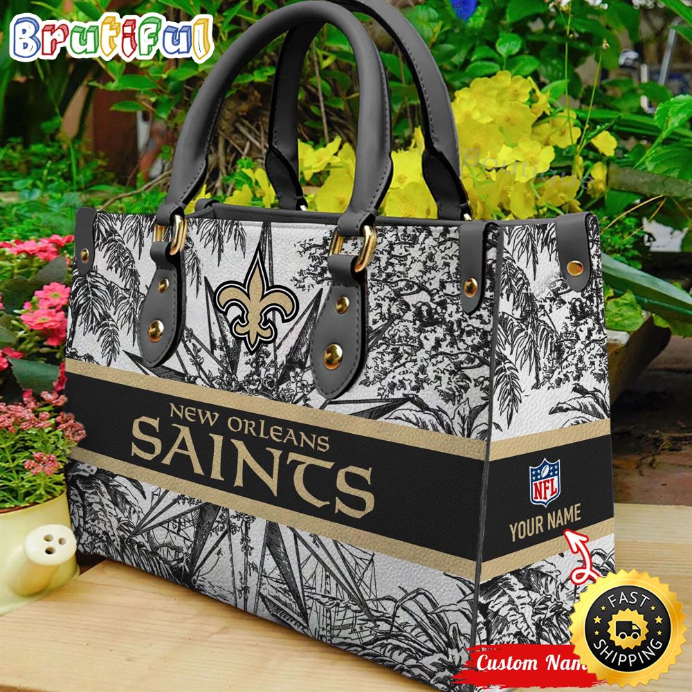 Sportswearmerch New Orleans Saints NFL Leather Handbag For Fan