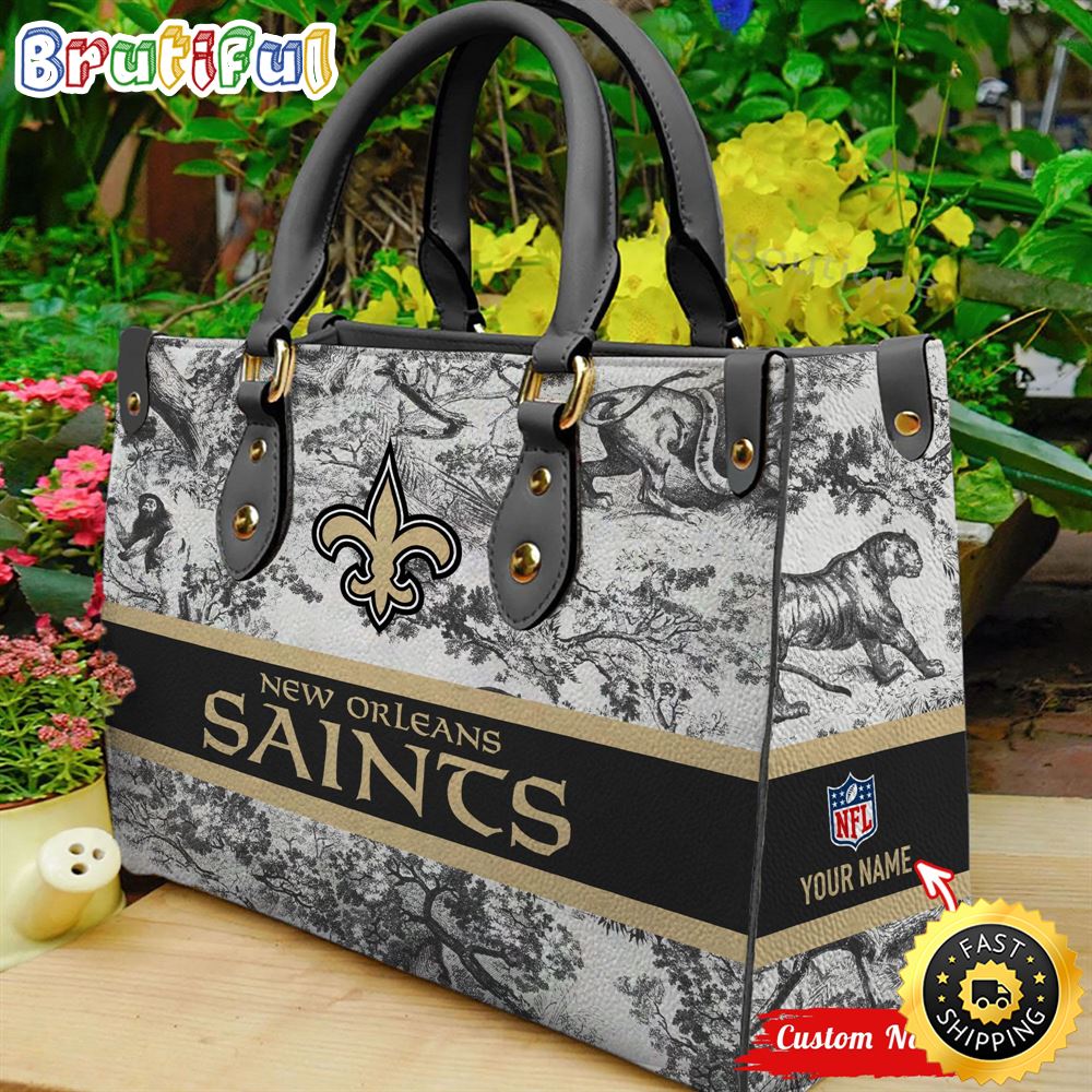 Sportswearmerch New Orleans Saints NFL Leather Handbag For Fan