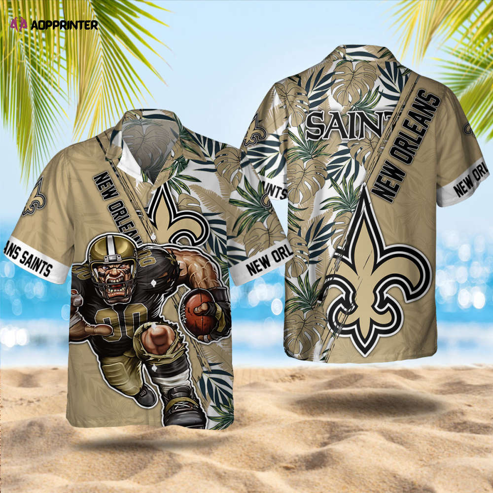 Sportswearmerch New Orleans Saints NFL Personalized Hawaiian Shirt For Fan