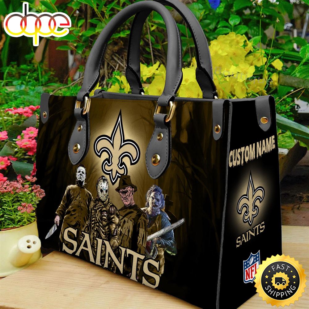 Sportswearmerch New Orleans Saints NFL Women Leather Hand Bag For Fan