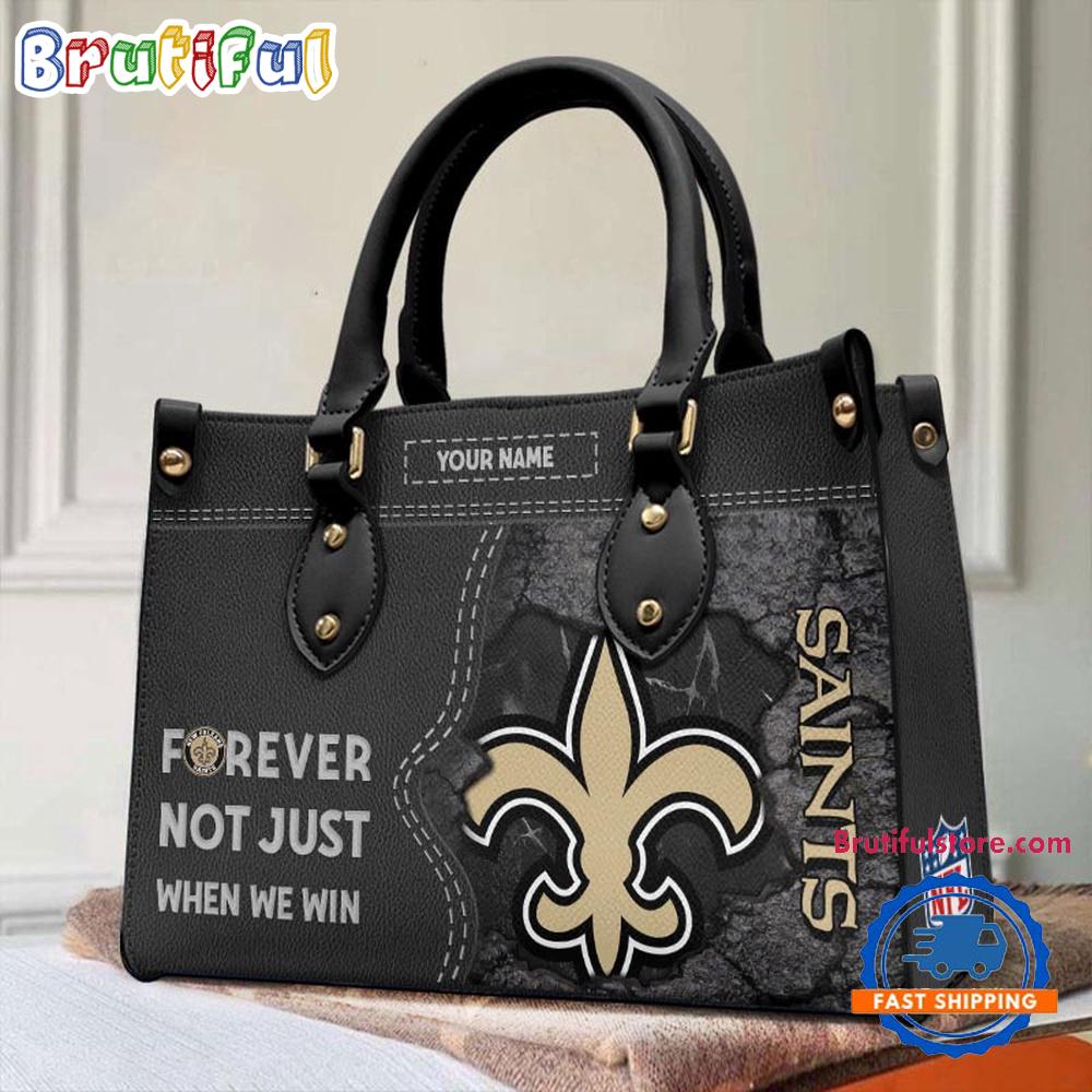 Sportswearmerch New Orleans Saints NFL Women's Leather Bag For Fan