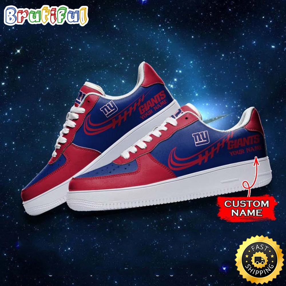 Sportswearmerch New York Giants NFL Air Low-Top Sneakers Shoes For Men And Women
