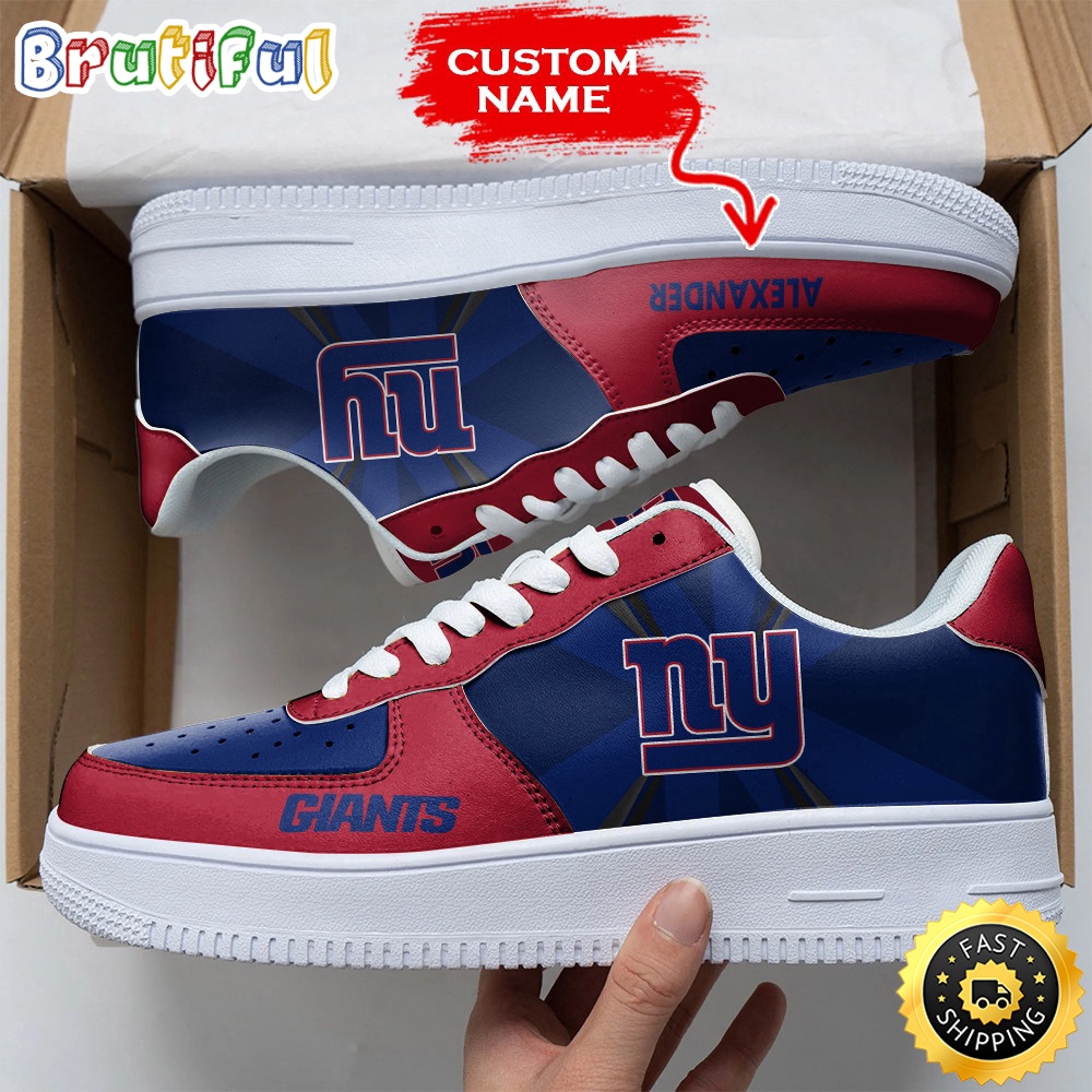 Sportswearmerch New York Giants NFL Air Low-Top Sneakers Shoes For Men And Women