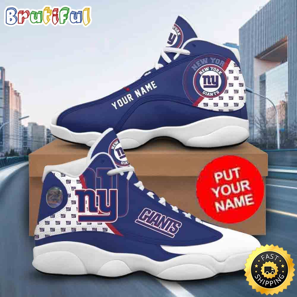 Sportswearmerch New York Giants NFL AJ13 Sneakers Shoes For Men And Women