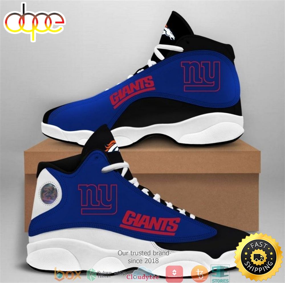 Sportswearmerch New York Giants NFL AJ13 Sneakers Shoes For Men And Women