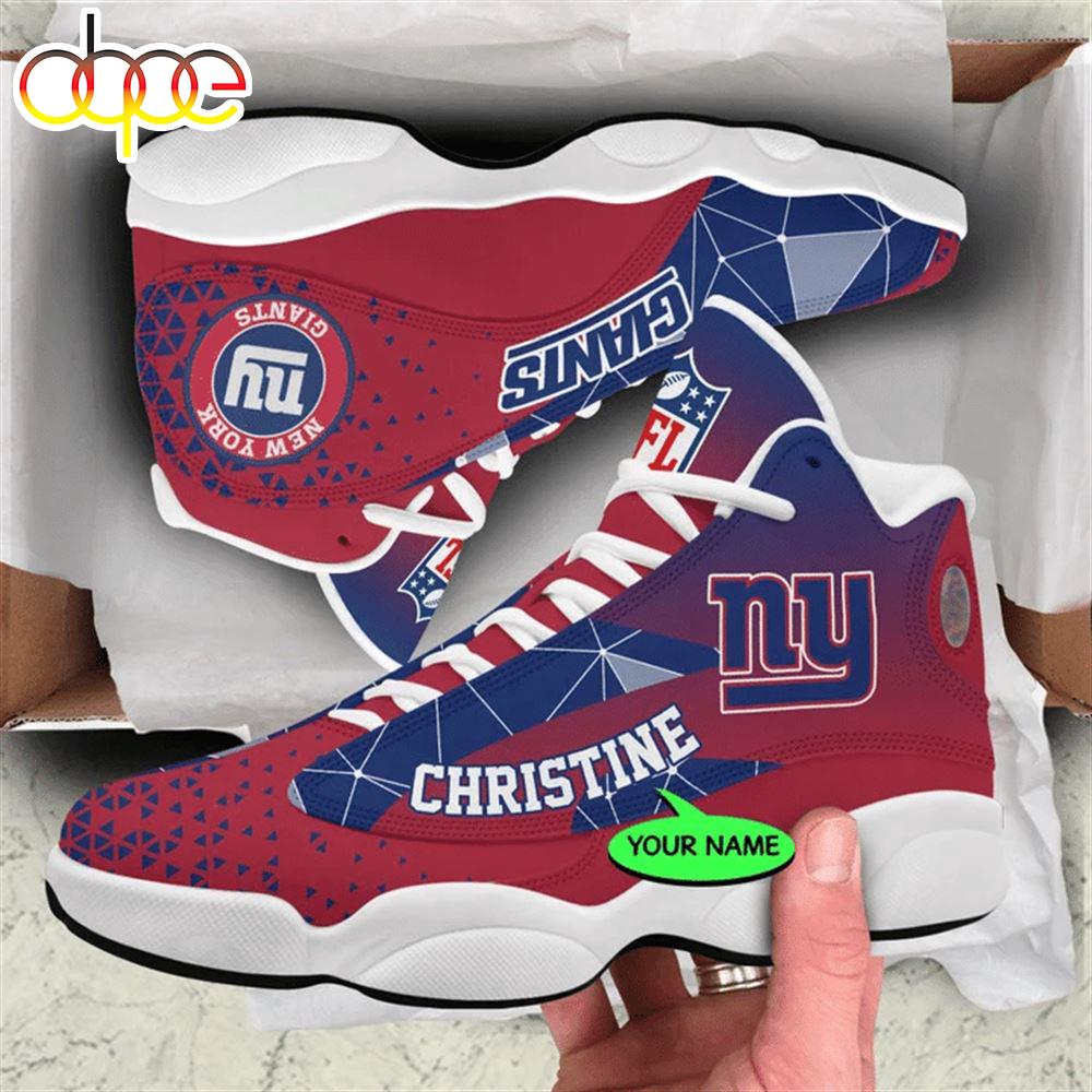 Sportswearmerch New York Giants NFL AJ13 Sneakers Shoes For Men And Women