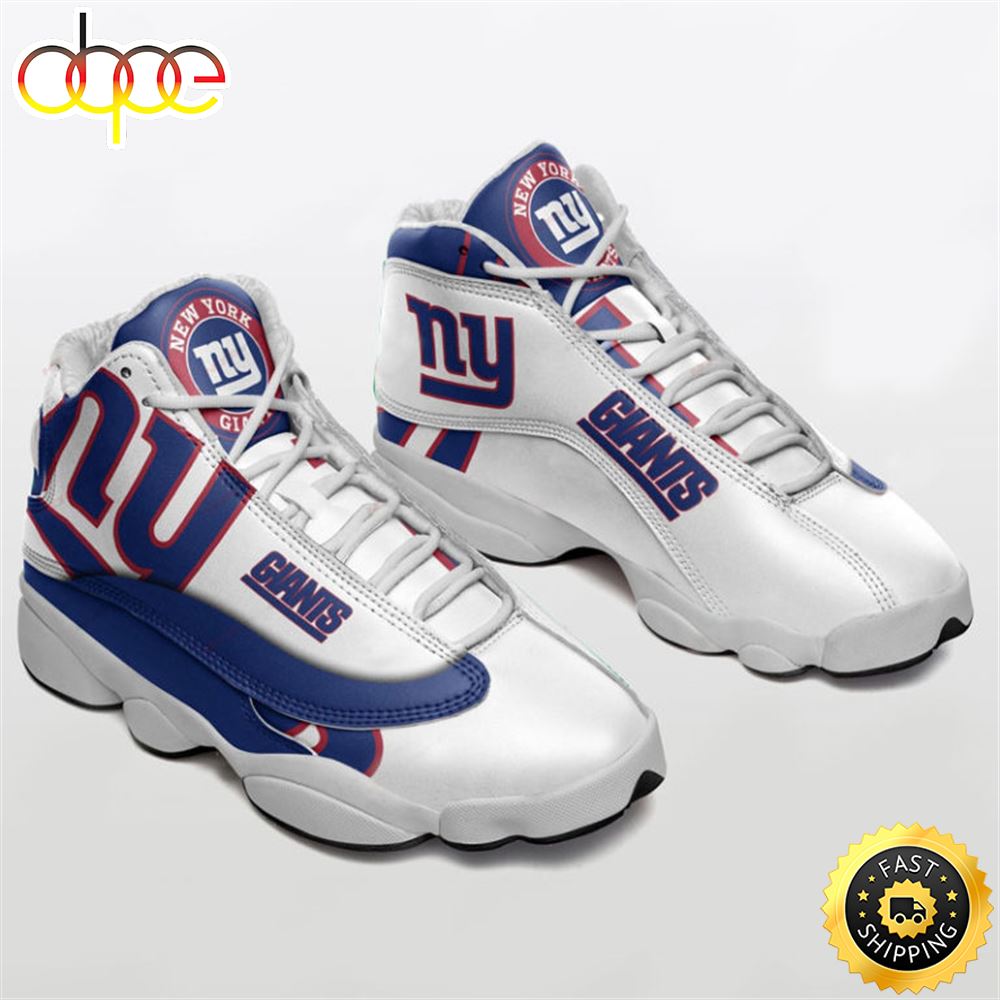 Sportswearmerch New York Giants NFL AJ13 Sneakers Shoes For Men And Women