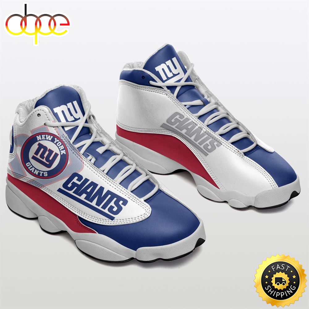 Sportswearmerch New York Giants NFL AJ13 Sneakers Shoes For Men And Women
