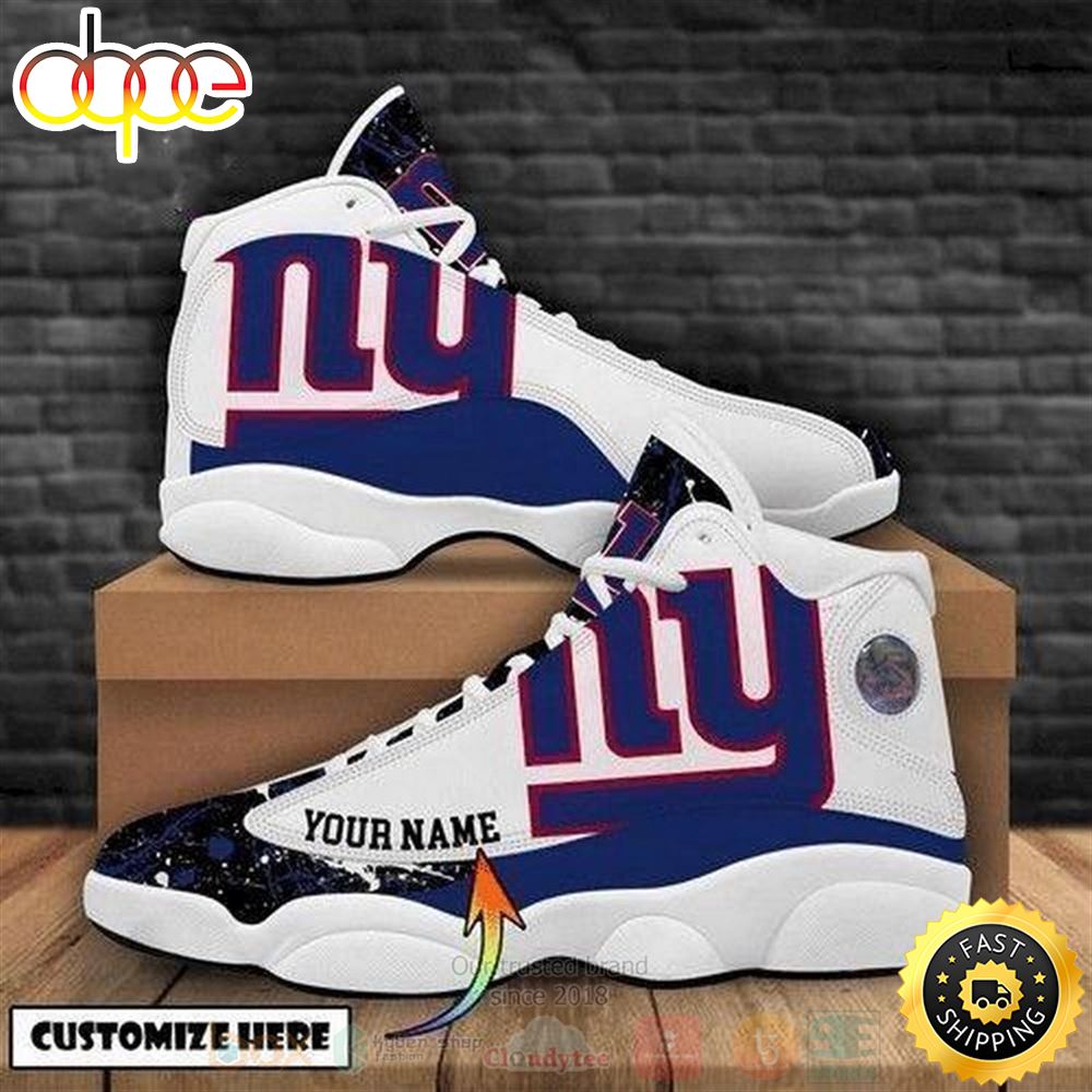Sportswearmerch New York Giants NFL AJ13 Sneakers Shoes For Men And Women