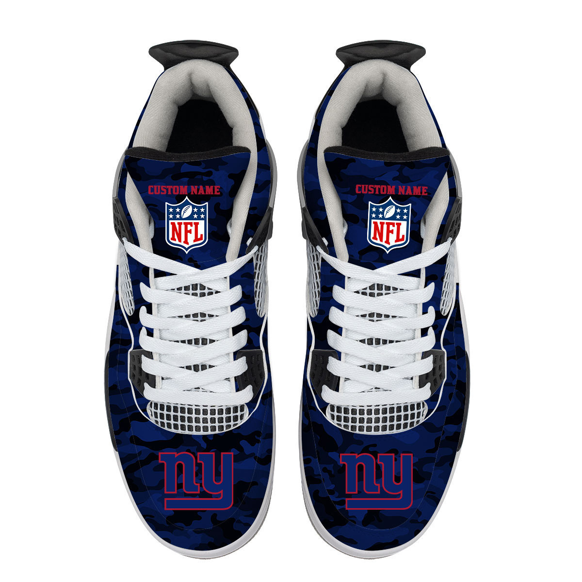 Sportswearmerch New York Giants NFL Camo Air Jordan 4 SneakerAJ4 Sneakers Shoes For Men And Women