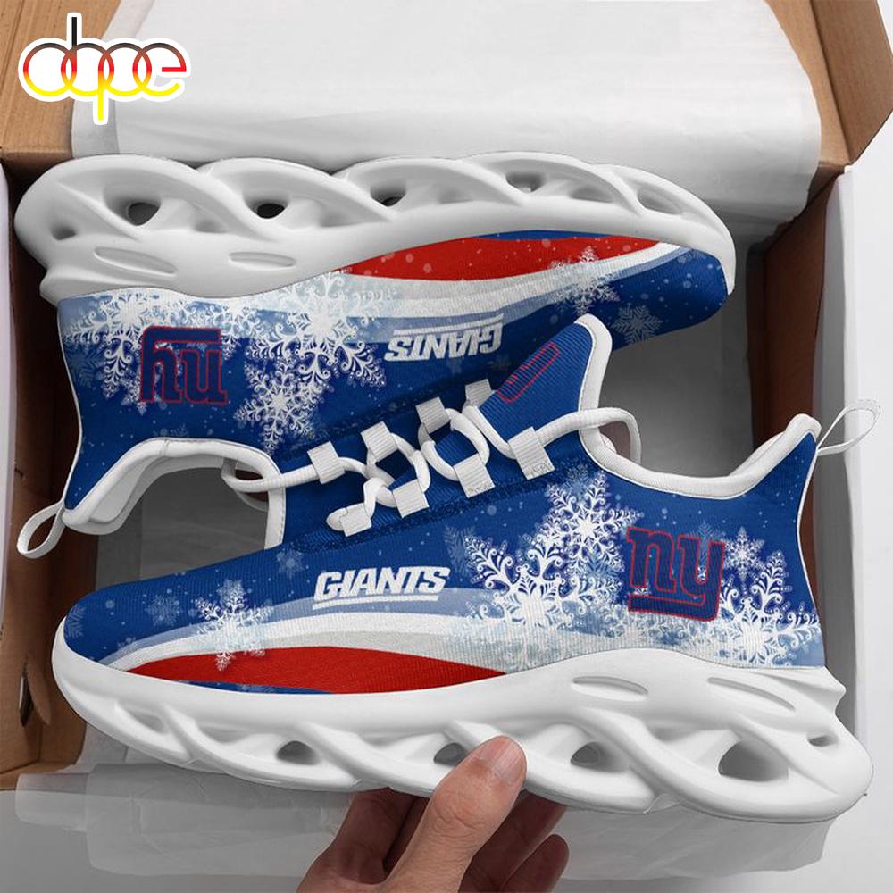 Sportswearmerch New York Giants NFL Christmas Snow Max Soul Shoes Sneakers For Men And Women
