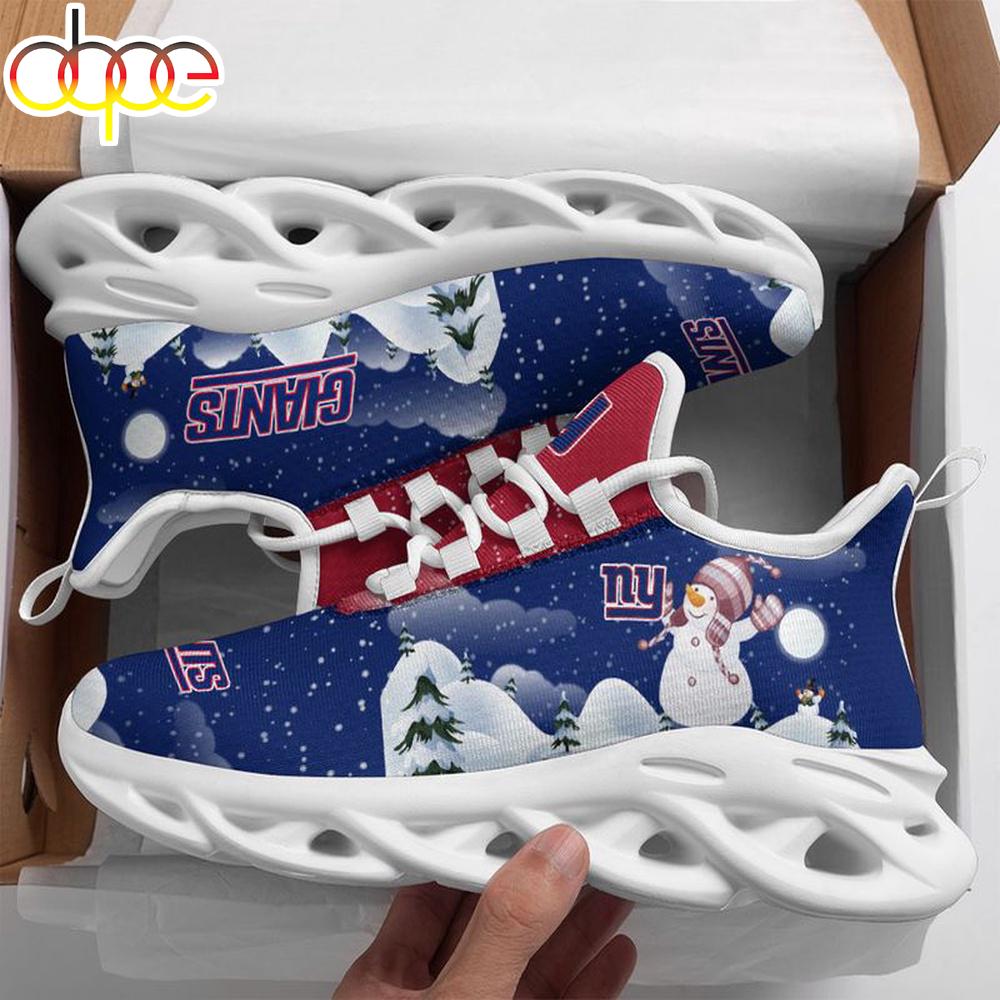 Sportswearmerch New York Giants NFL Christmas Snowman Max Soul Shoes Sneakers For Men And Women