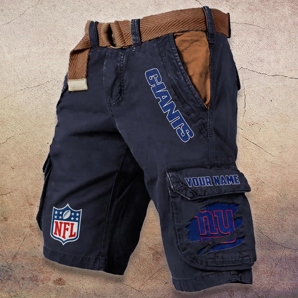 Sportswearmerch New York Giants NFL Denim Short For Fan
