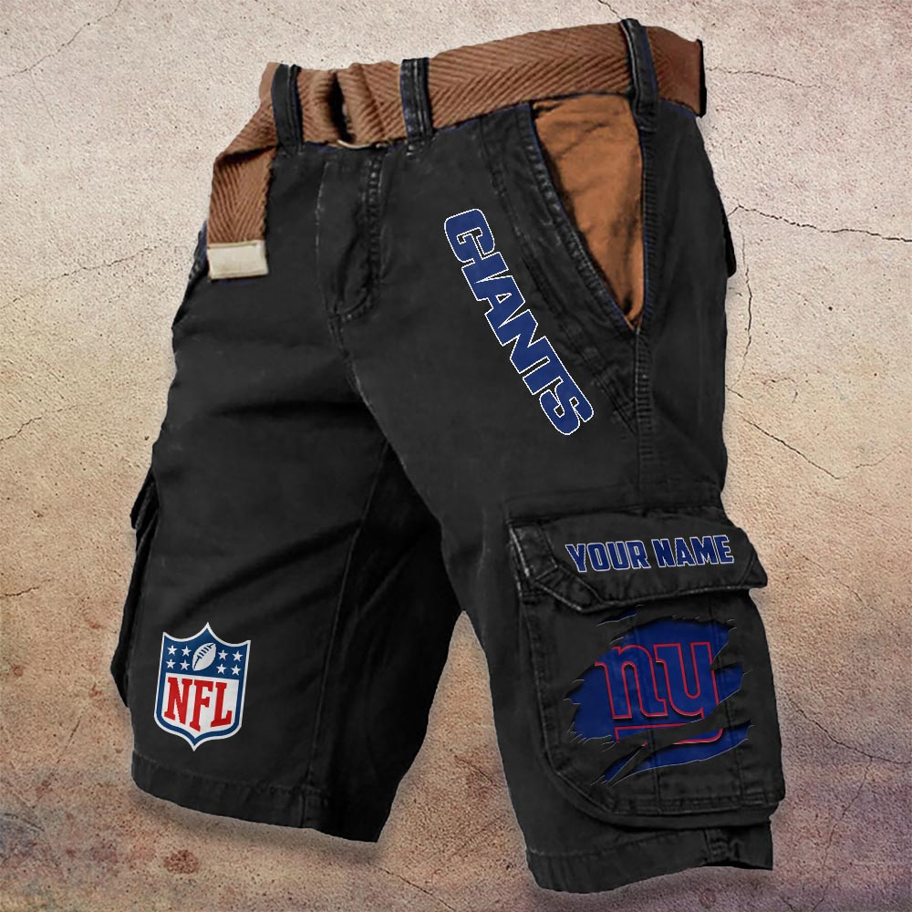 Sportswearmerch New York Giants NFL Denim Short For Fan