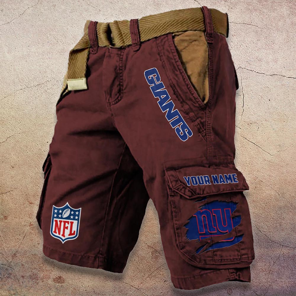Sportswearmerch New York Giants NFL Denim Short For Fan
