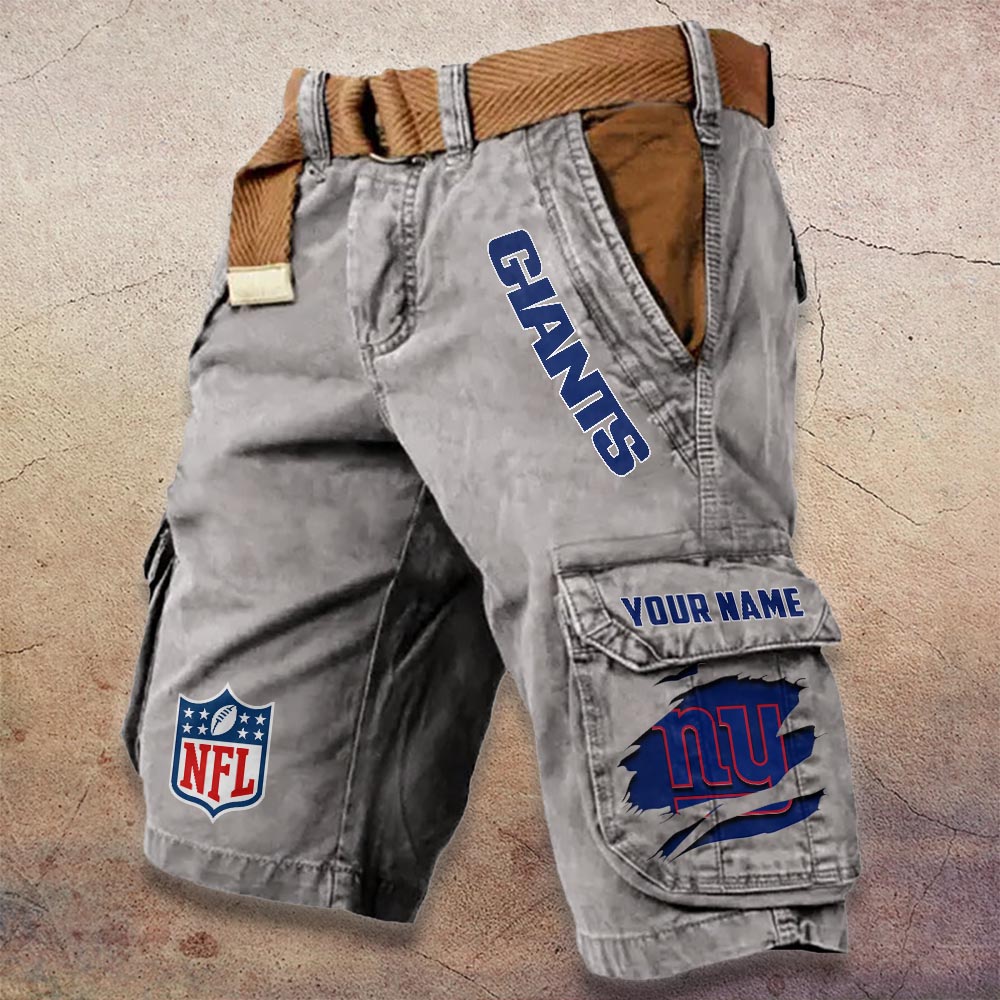 Sportswearmerch New York Giants NFL Denim Short For Fan