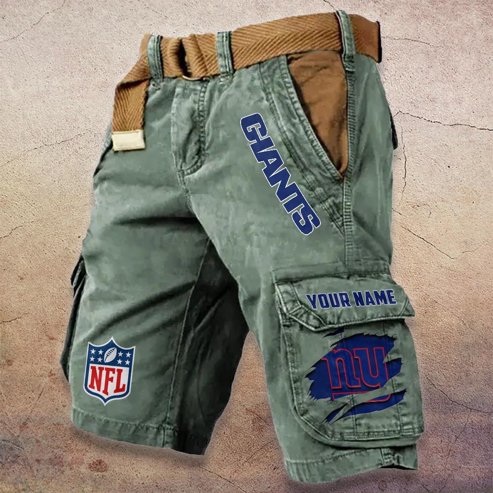 Sportswearmerch New York Giants NFL Denim Short For Fan