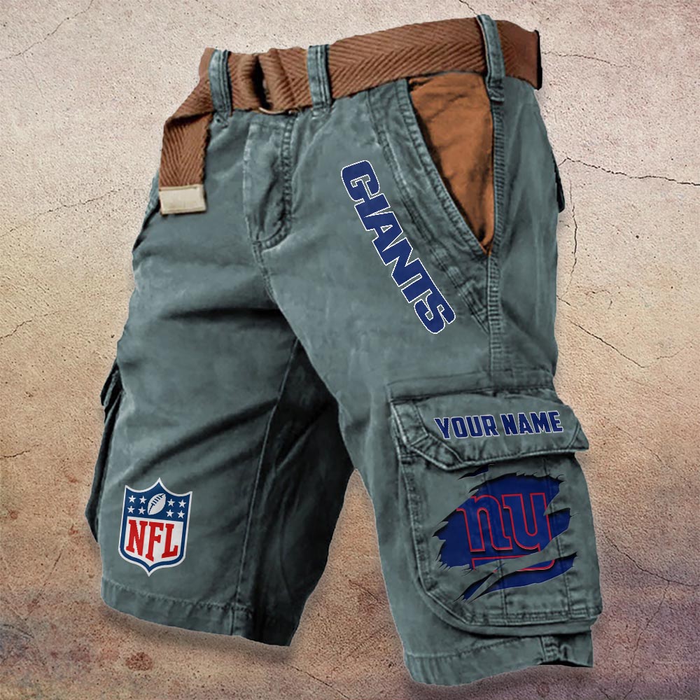 Sportswearmerch New York Giants NFL Denim Short For Fan
