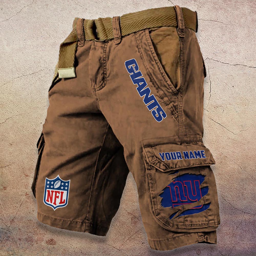 Sportswearmerch New York Giants NFL Denim Short For Fan