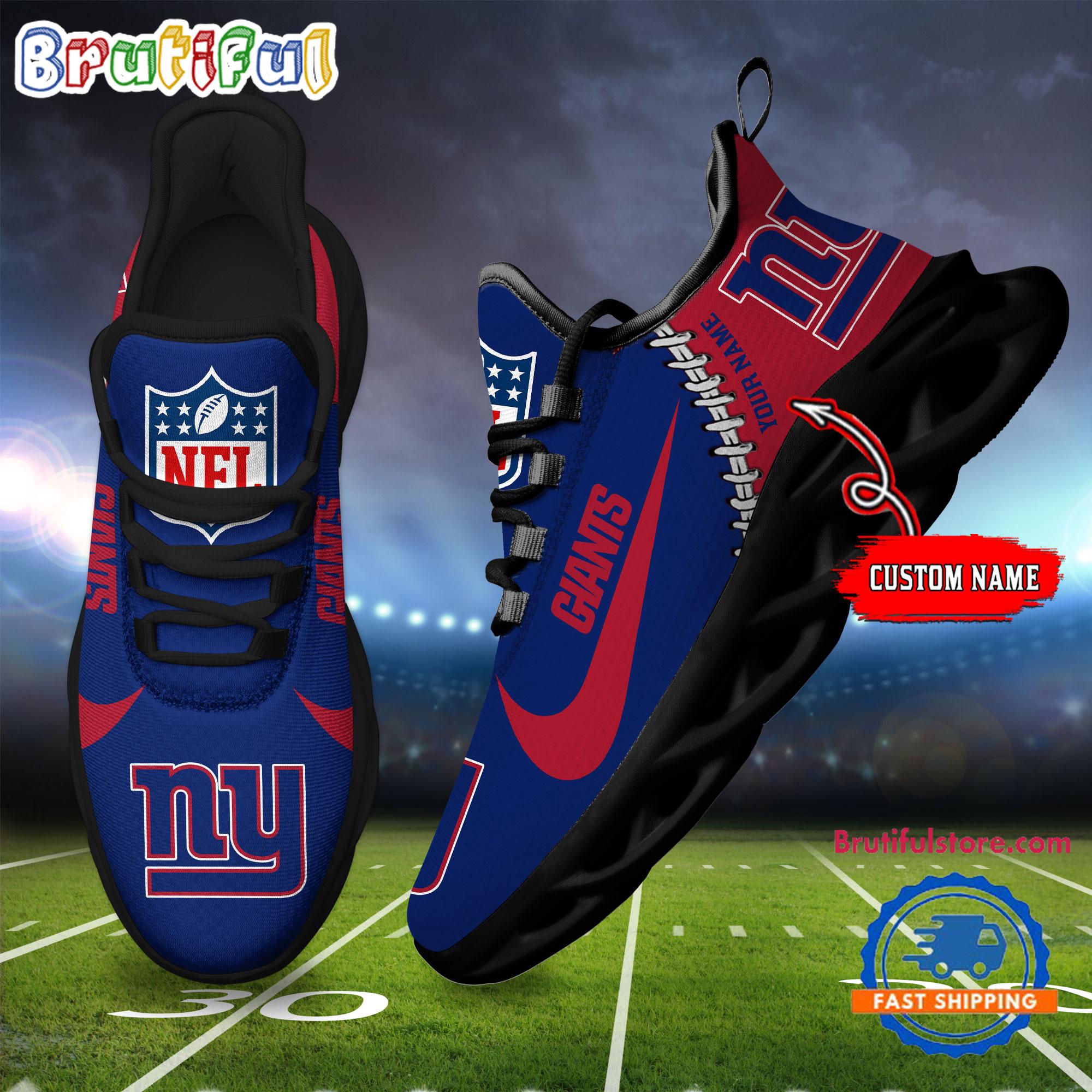 Sportswearmerch New York Giants NFL Football New Season Sneaker Max Soul Shoes For Fan