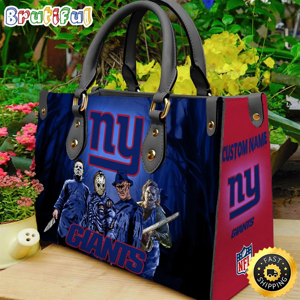 Sportswearmerch New York Giants NFL Halloween Leather Handbag For Fan