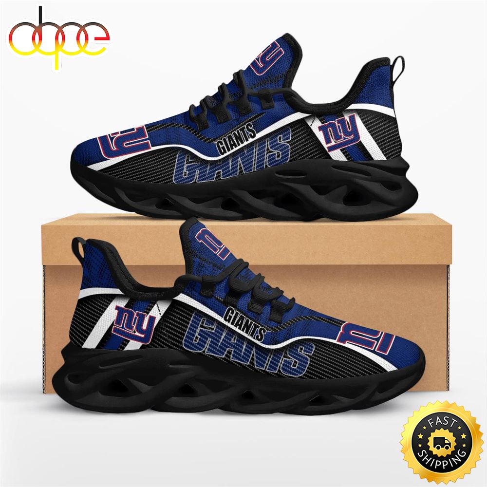 Sportswearmerch New York Giants NFL Jumpstart Max Soul Shoes Sneakers For Men And Women
