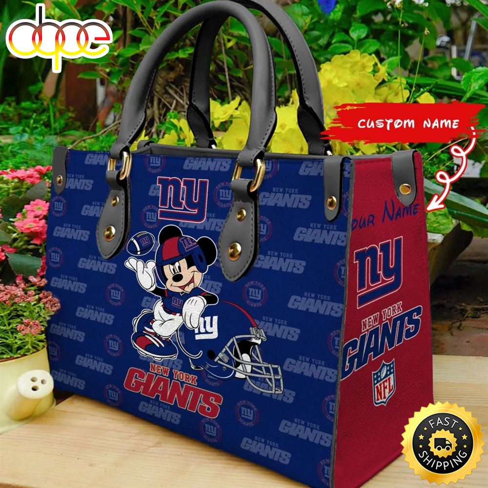 Sportswearmerch New York Giants NFL Leather Bag For Fan