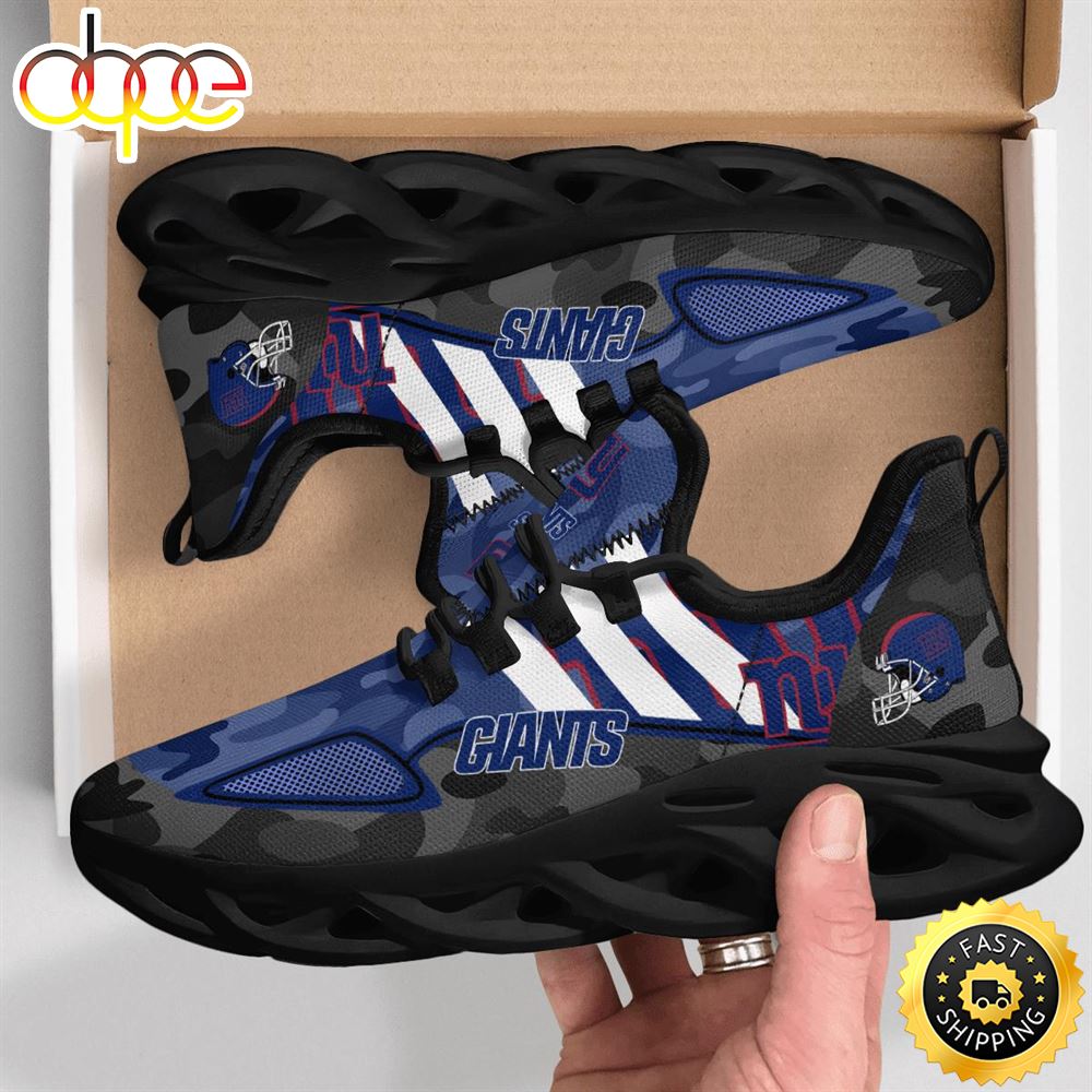 Sportswearmerch New York Giants NFL Military Camouflage Max Soul Shoes Sneakers For Men And Women