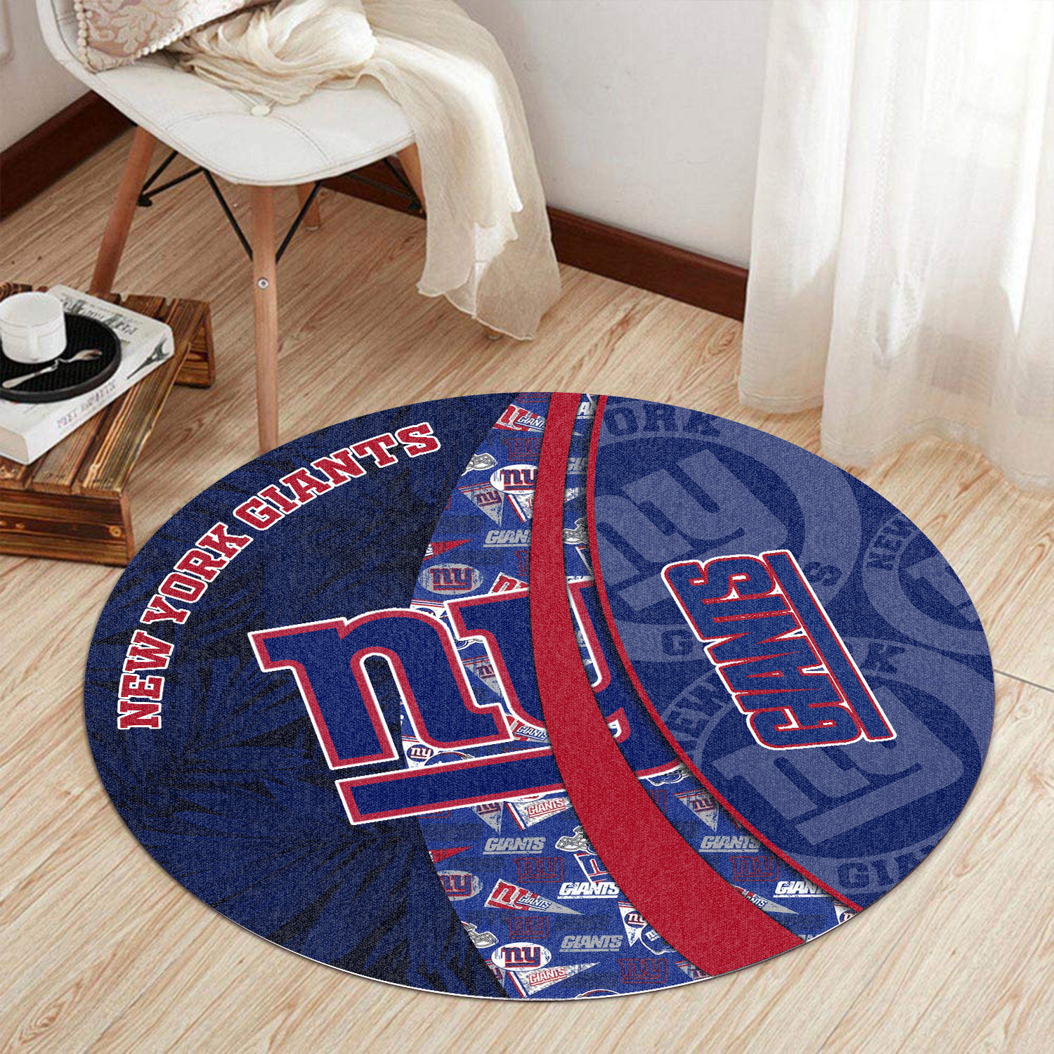 Sportswearmerch New York Giants NFL Round Rug For Fan