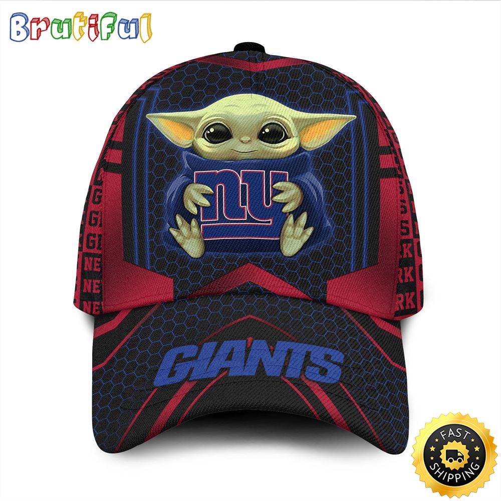 Sportswearmerch New York Giants NFL x Baby Yoda Classic Cap For Fan