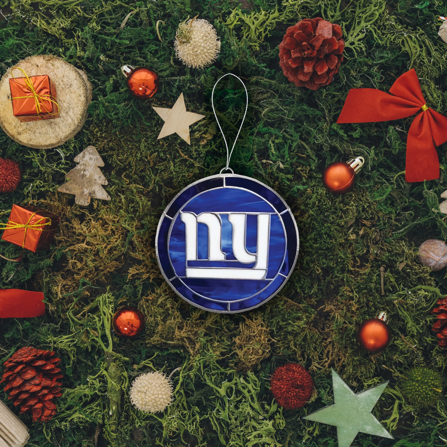 Sportswearmerch New York Giants NFL x Christmas Acrylic Ornament Gift For Fans