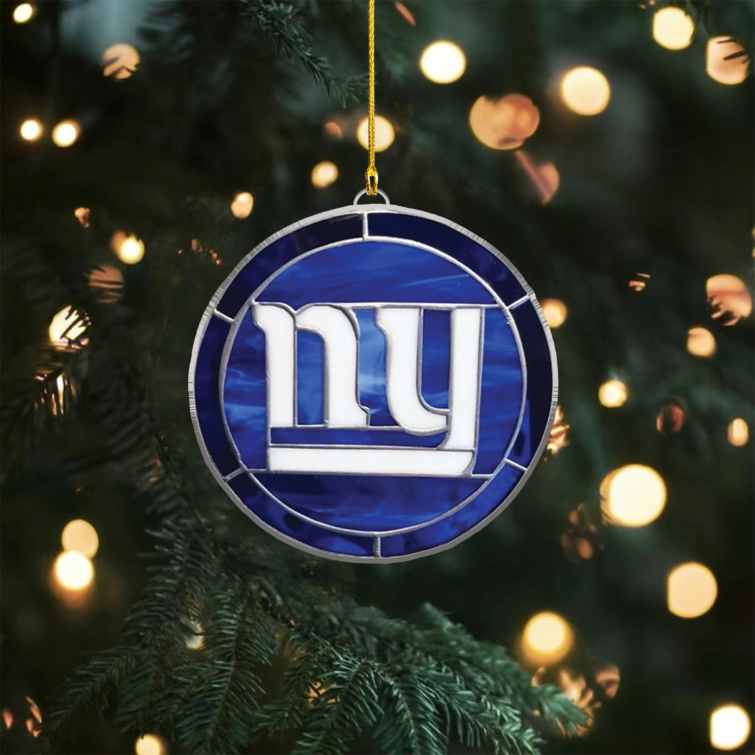 Sportswearmerch New York Giants NFL x Christmas Acrylic Ornament Gift For Fans