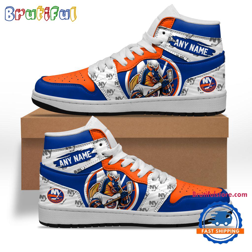 Sportswearmerch New York Islanders NHL AJ1 High Sneakers Shoes For Men And Women