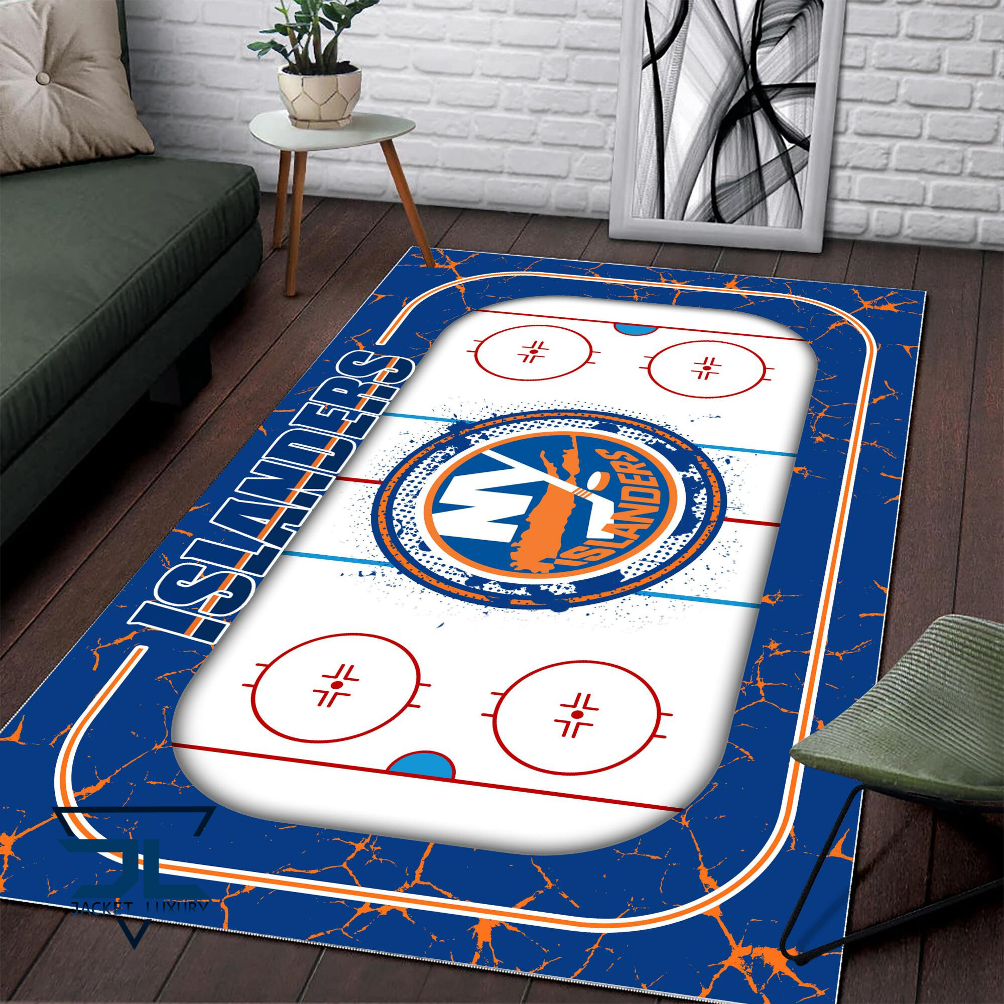 Sportswearmerch New York Islanders NHL Area Rug For Fan
