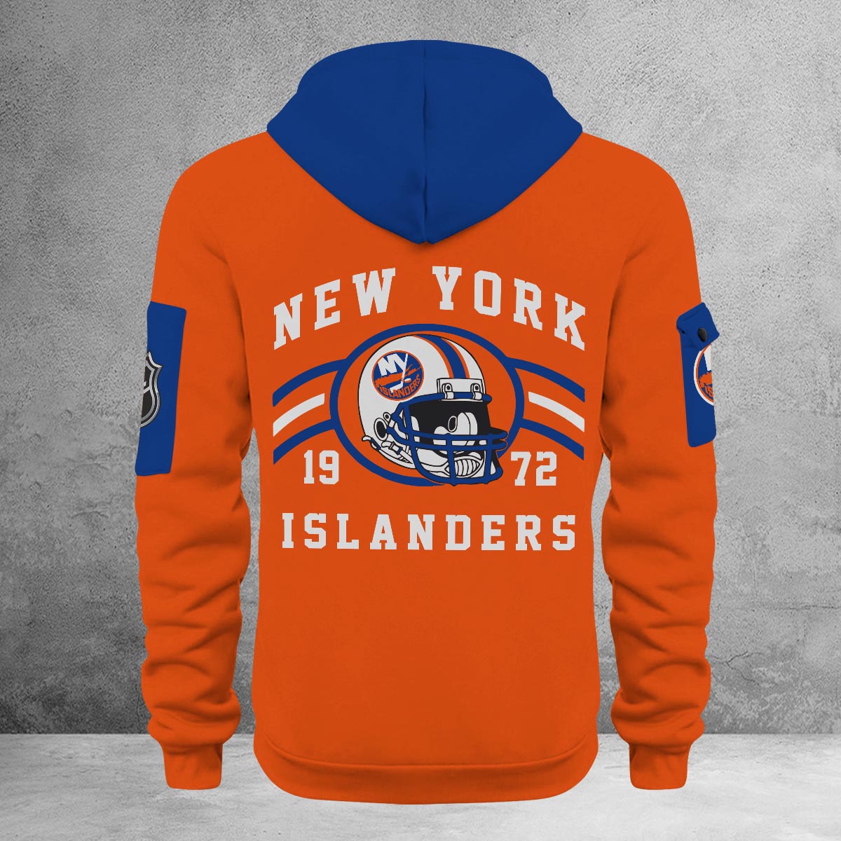 Sportswearmerch New York Islanders NHL Half Zip Hoodie Personalized For Fan