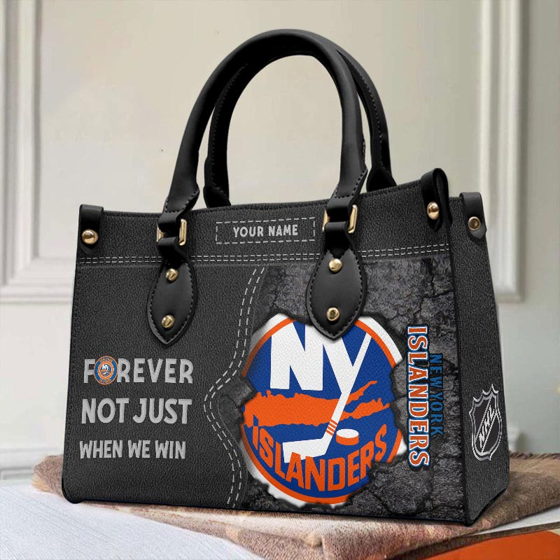 Sportswearmerch New York Islanders NHL Leather Handbag For Fan