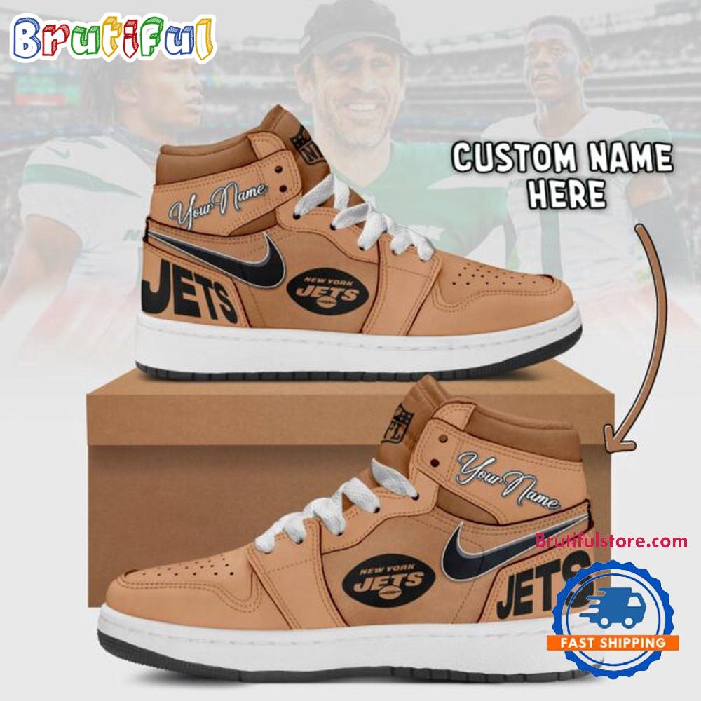 Sportswearmerch New York Jets NFL AJ1 High Sneakers Shoes For Men And Women