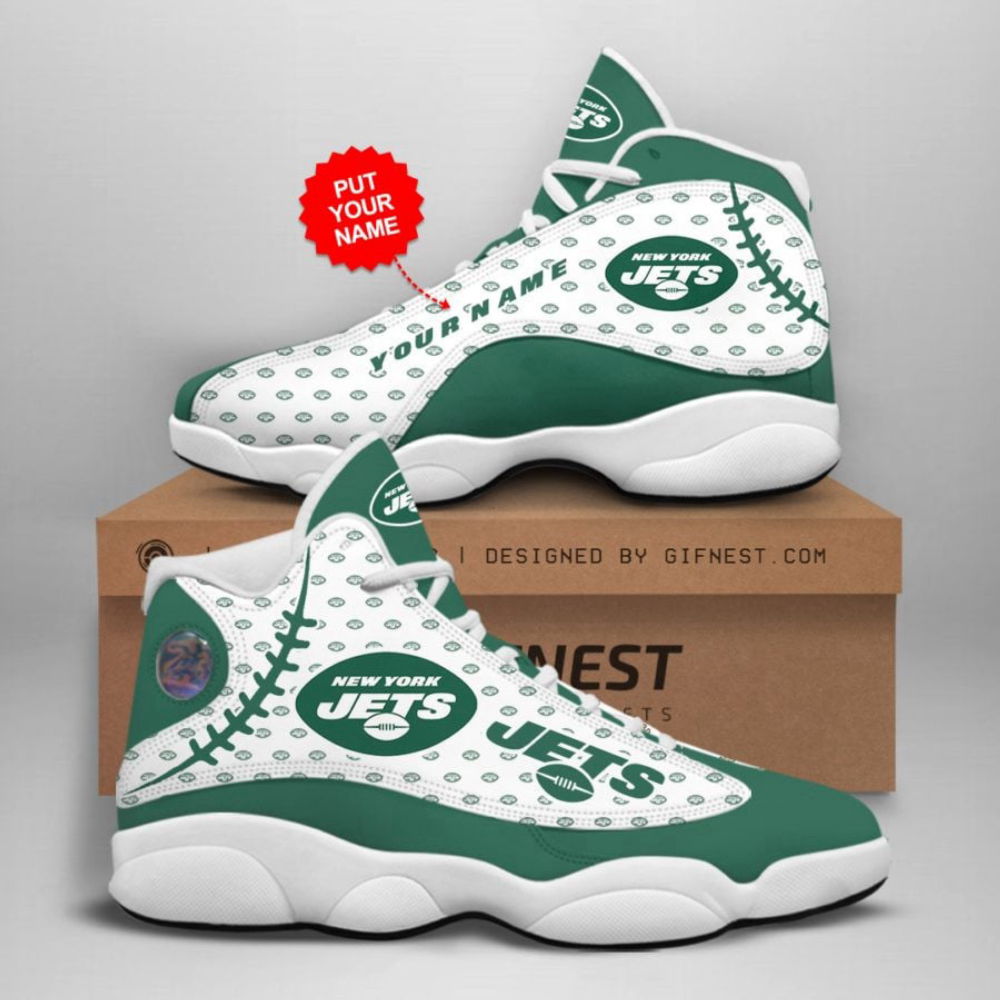 Sportswearmerch New York Jets NFL AJ13 Sneakers Shoes For Men And Women