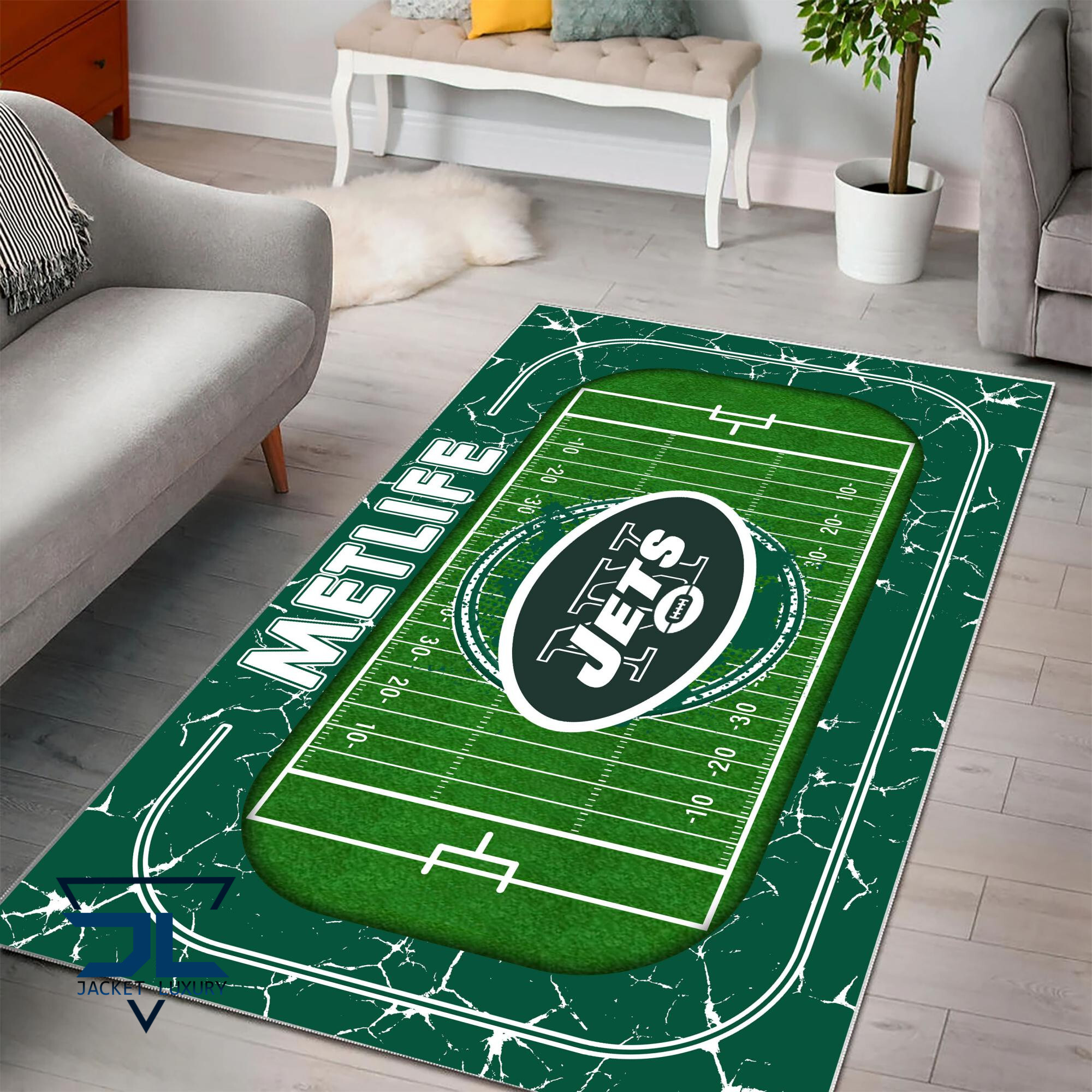 Sportswearmerch New York Jets NFL Area Rug For Fan
