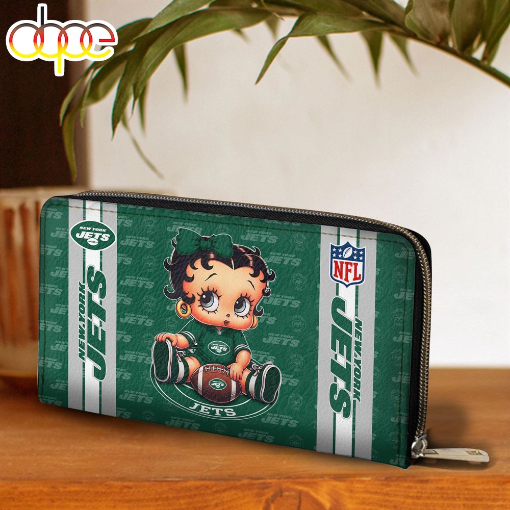 Sportswearmerch New York Jets NFL Betty Boop Clutch Pure For Fan