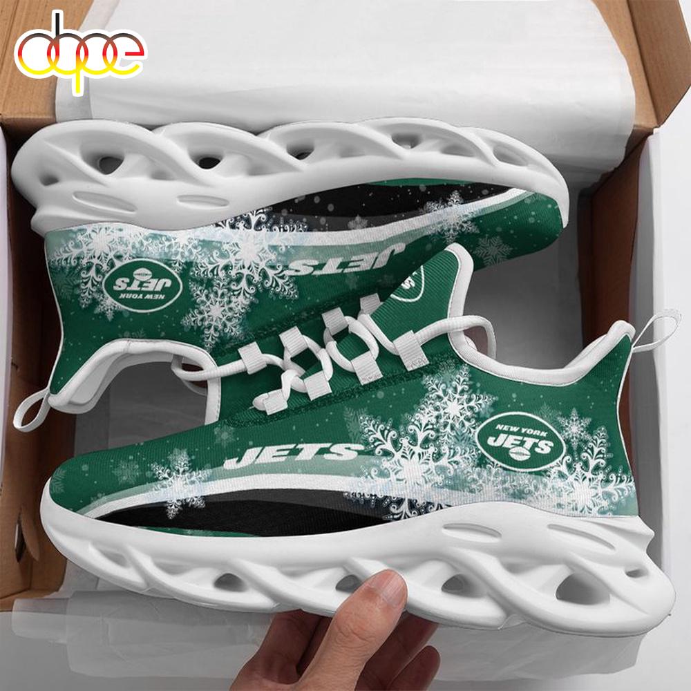 Sportswearmerch New York Jets NFL Christmas Snow Max Soul Shoes Sneakers For Men And Women