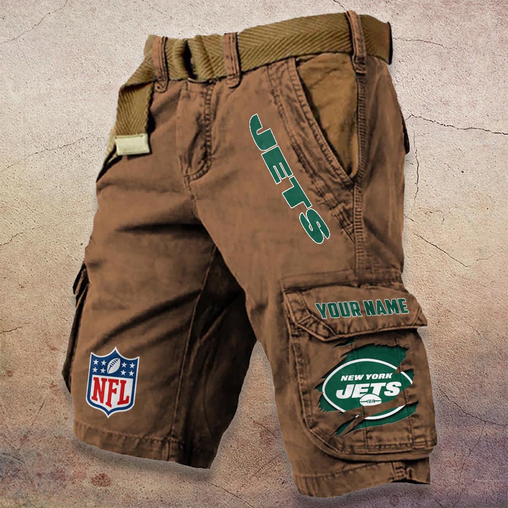 Sportswearmerch New York Jets NFL Denim Short For Fan
