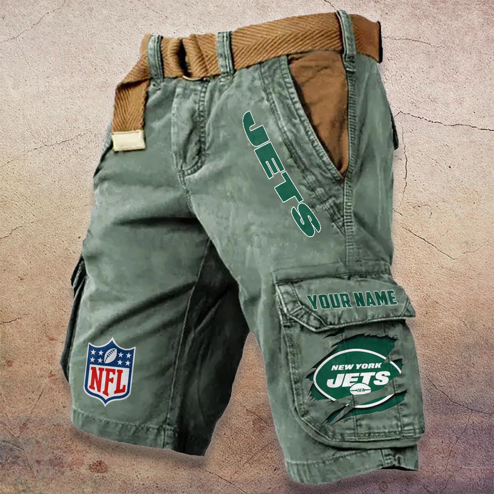 Sportswearmerch New York Jets NFL Denim Short For Fan