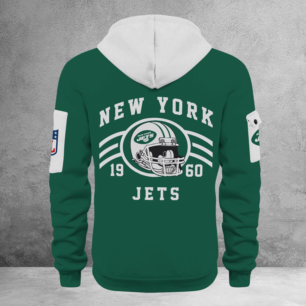 Sportswearmerch New York Jets NFL Half Zip Hoodie For Fan