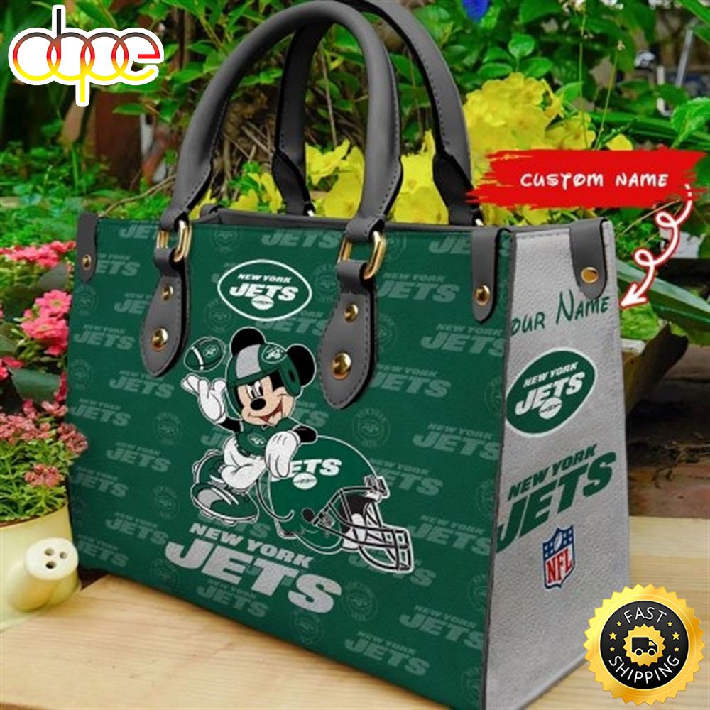 Sportswearmerch New York Jets NFL Leather Bag For Fan