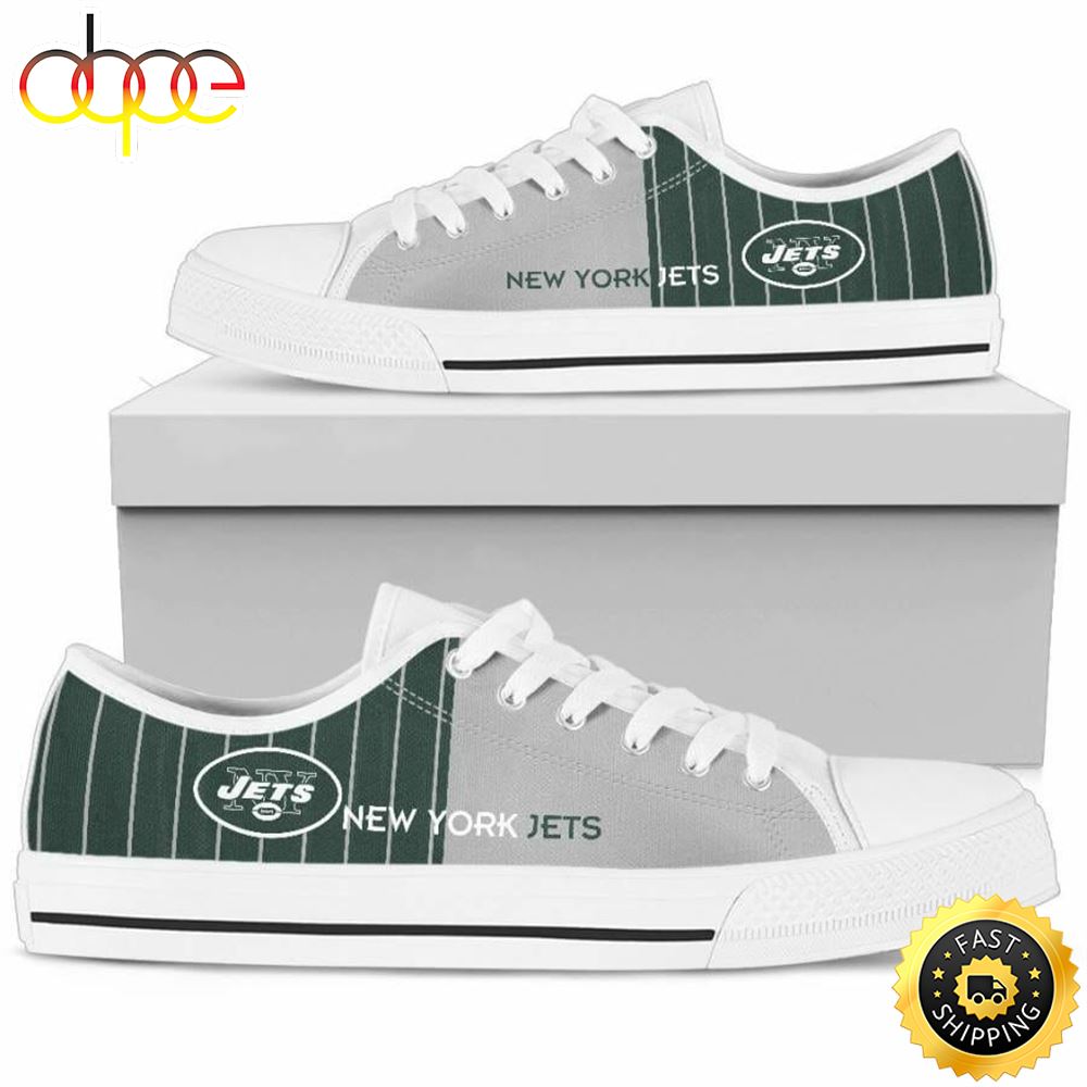 Sportswearmerch New York Jets NFL Low Top Canvas Sneakers Shoes For Men And Women