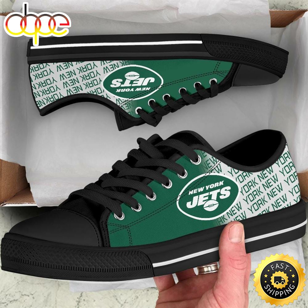 Sportswearmerch New York Jets NFL Low Top Canvas Sneakers Shoes For Men And Women