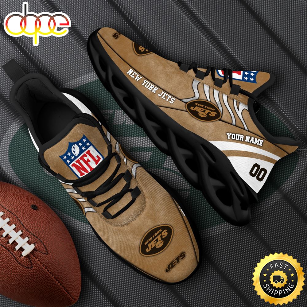 Sportswearmerch New York Jets NFL Max Soul Shoes Sneakers For Men And Women