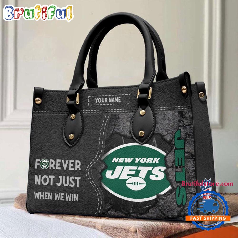 Sportswearmerch New York Jets NFL Women's Leather Bag For Fan